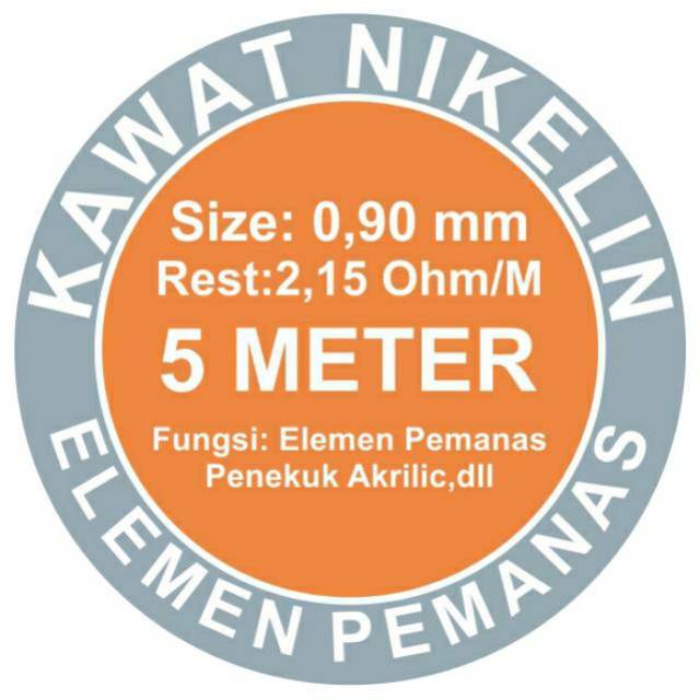 KAWAT NIKELIN 0.90 MM PANJANG 5 METER