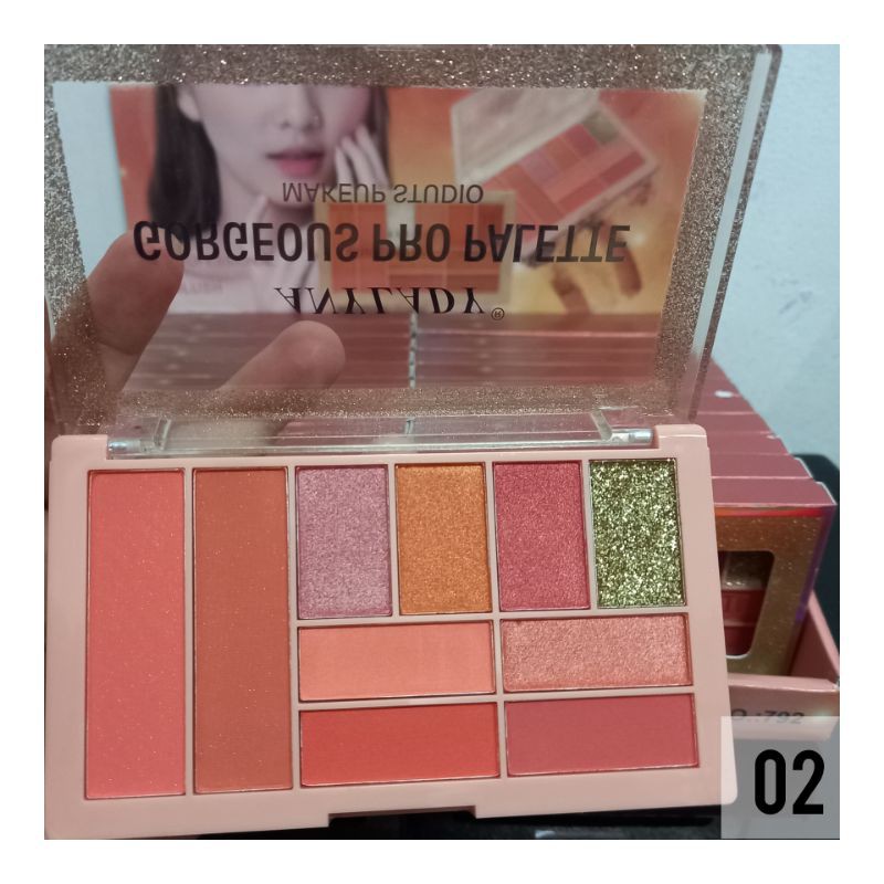 BEST SELLER EYESHADOW ANYLADY  SUPER BIG MAKE UP STUDIO PROFESSIONAL | PEACH 18 WARNA NO.792 | 530C