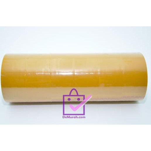 

TAPE / ISOLASI LAKBAN 45mm x 63meter BENING & COKLAT - Cokelat