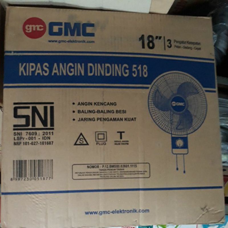 Kipas angin dinding GMC baling besi