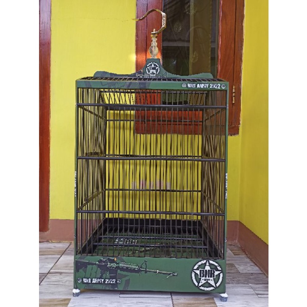 sangkar kotak decall BnR army