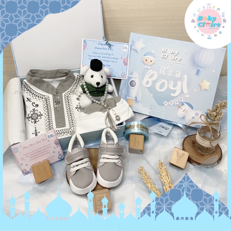 Hampers baby boy baju baju koko, gamis & hijab baby girl, kado lahiran bayi,hampers baby boy,hampers baby girl,kado aqiqah,parcel bayi, hampers lebaran, ulang tahun anak-1