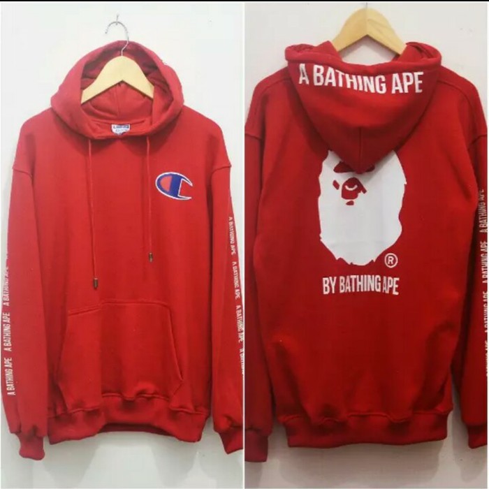 hoodie zipper sweater BAPE CHAMPION
