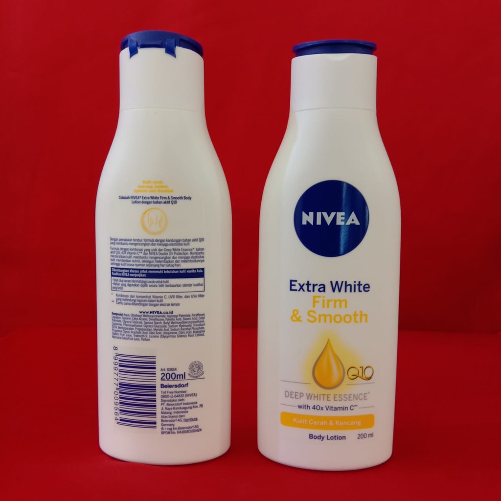 NIVEA EXTRA WHITE FIRM &amp; SMOOTH LOTION 200 ML