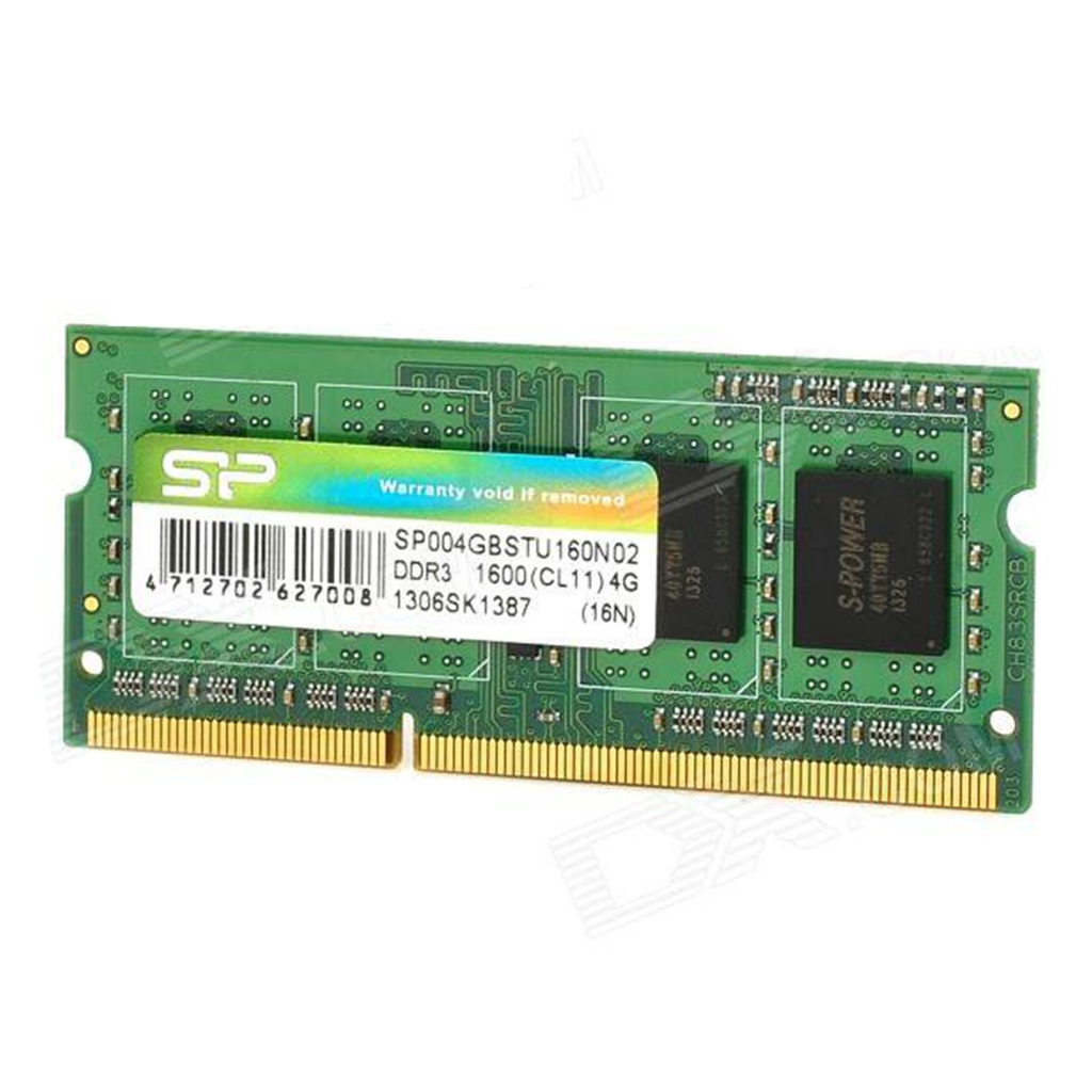 RAM SILICON POWER DDR3 1600MHz CL11 4GB SO-DIMM PC3-12800 SODIMM RAM Laptop