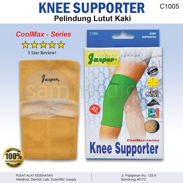 Medica - Jasper Knee Support Coolmax C1006  Deker lutut   SIZE S  c1005