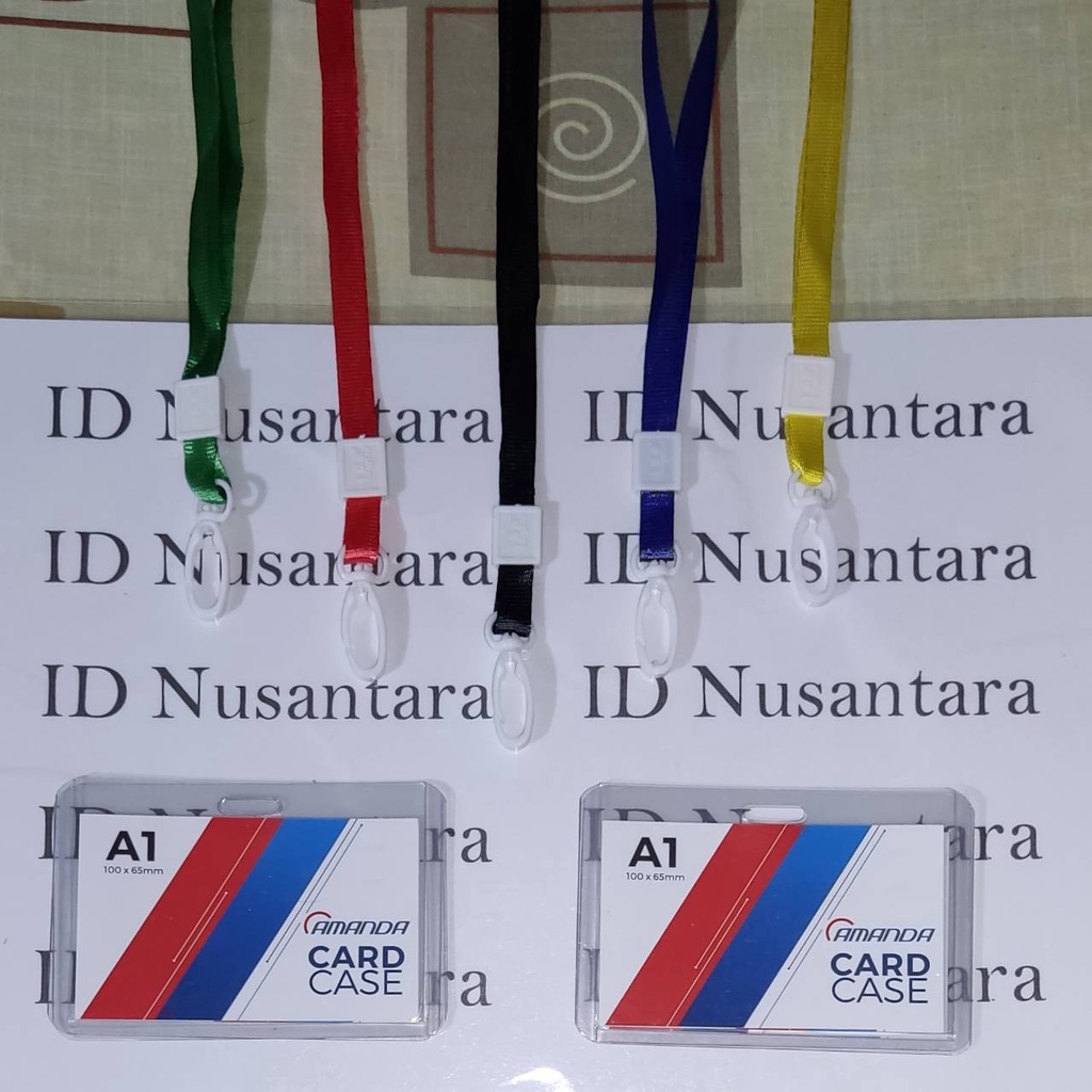 

Paket Tali 1 CM Kait Plastik + ID Card Card A1