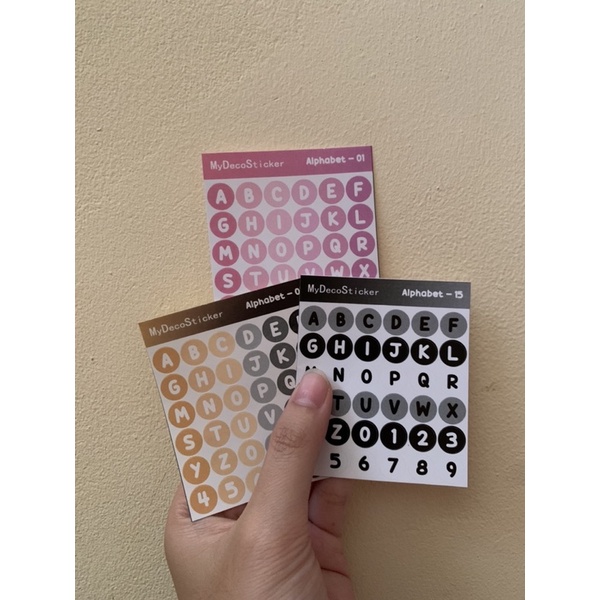 

Stiker alphabet
