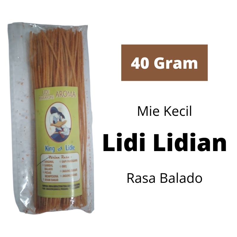 

Mr Twins - Mie Lidi Lidian Balado / Mie Lidi / Lidi Lidian Murah 40 Gram