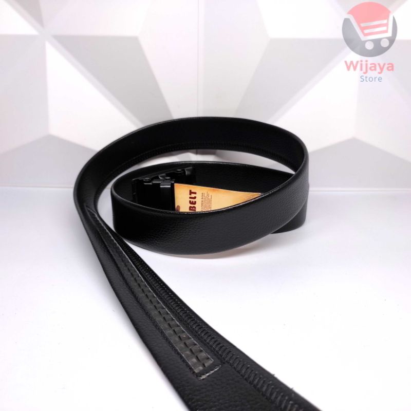 Ikat Pinggang Pria Berkualitas Kulit Sintetis PU Leather Model Rel Sabuk Gesper Pendeng [B013 B023 B005 B020 B014 B015]