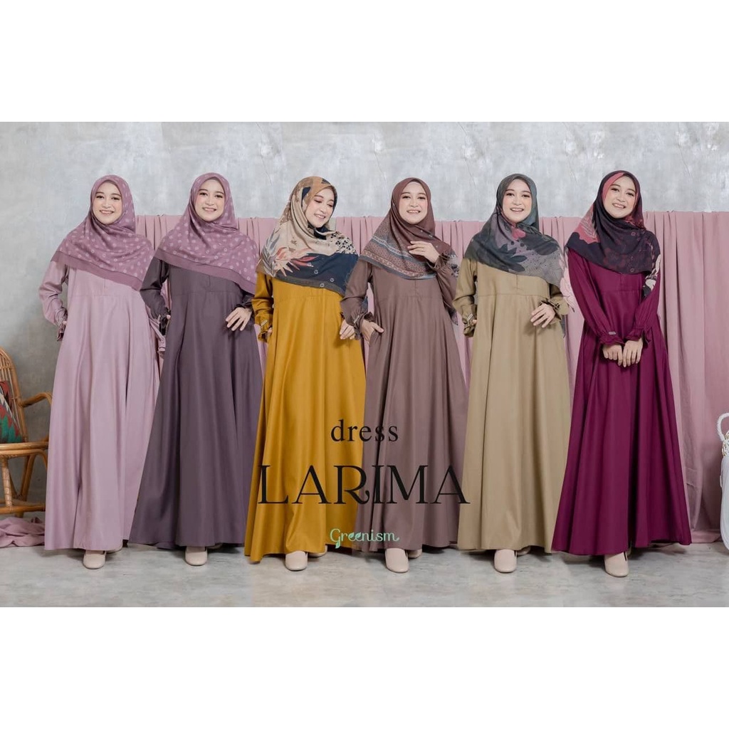 Greenism Gamis Larima Quality Premium Syari'i Dress