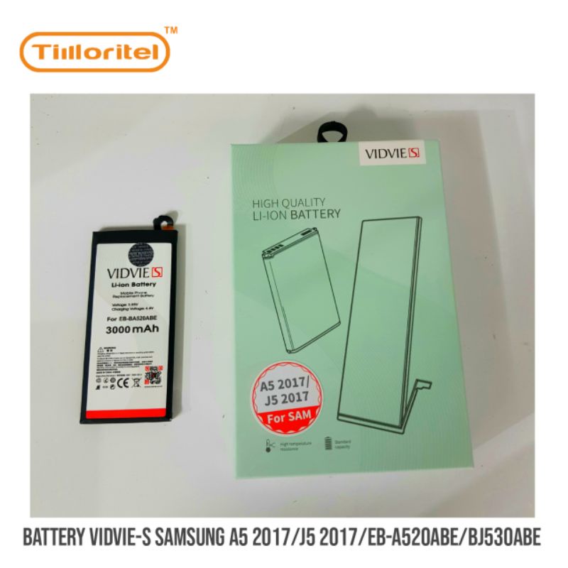 BATTERY VIDVIE-S SAMSUNG A5 2017/J5 2017/EB-A520ABE/BJ530ABE