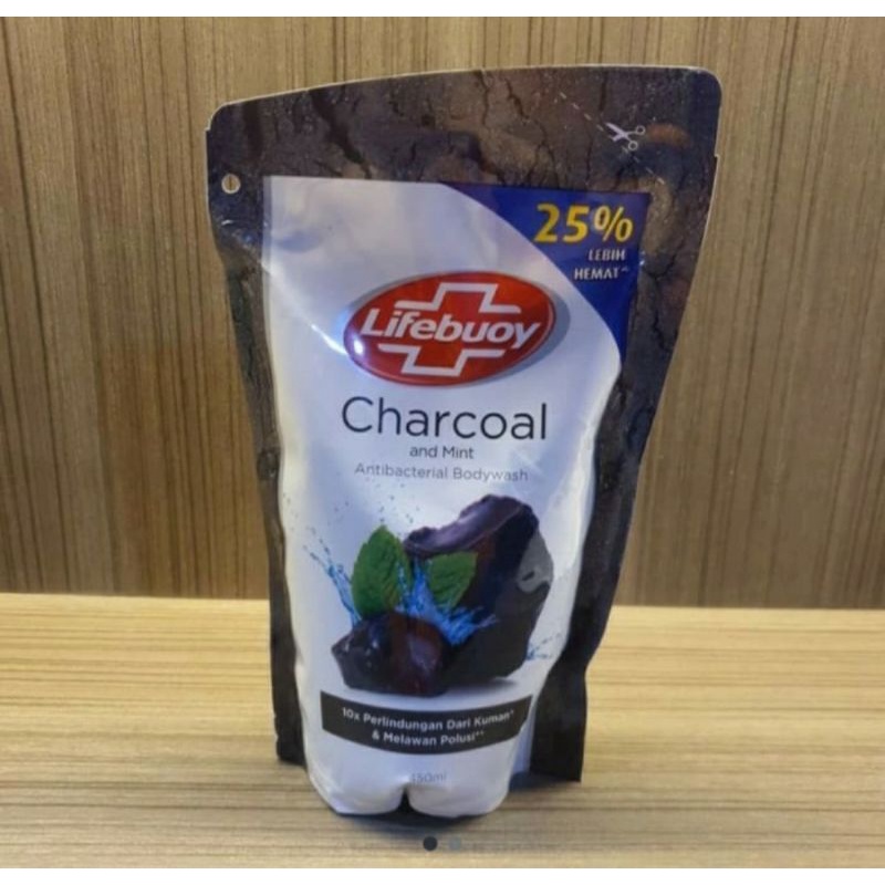 Lifebuoy charcoal sabun cair 450 ml