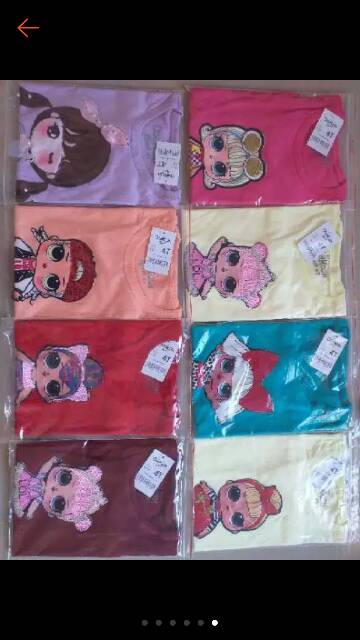 Kaos LOL (non LED) size 1,2,3,4,5 (1-5th)