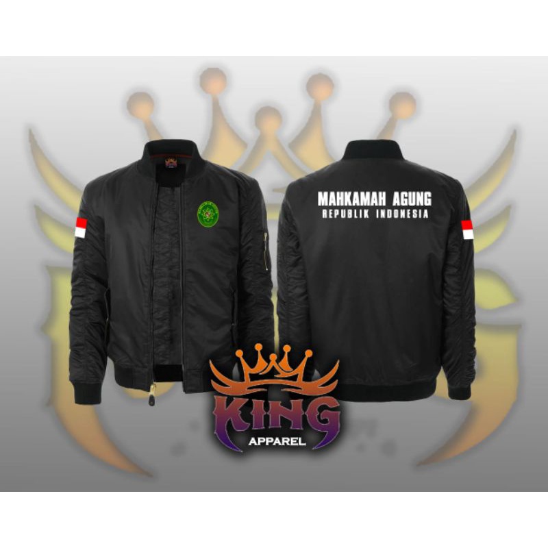 JAKET BOMBER PRIA DEWASA MAHKAMAH AGUNG BAHAN TASLAN