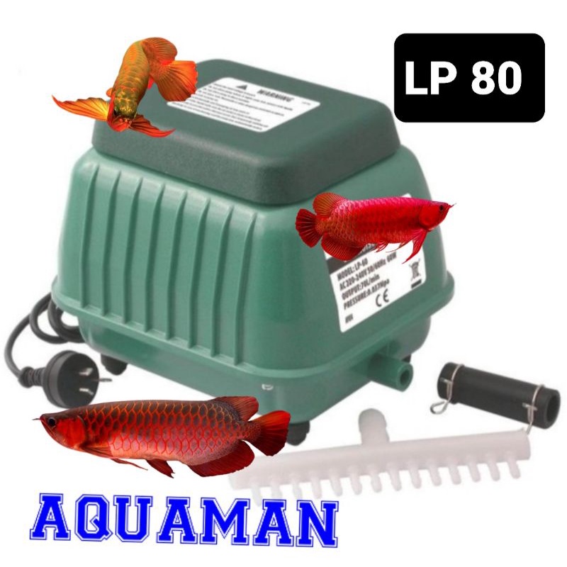 AQUAMAN WP LP 80 BLOWER AERATOR AQUARIUM KOLAM IKAN