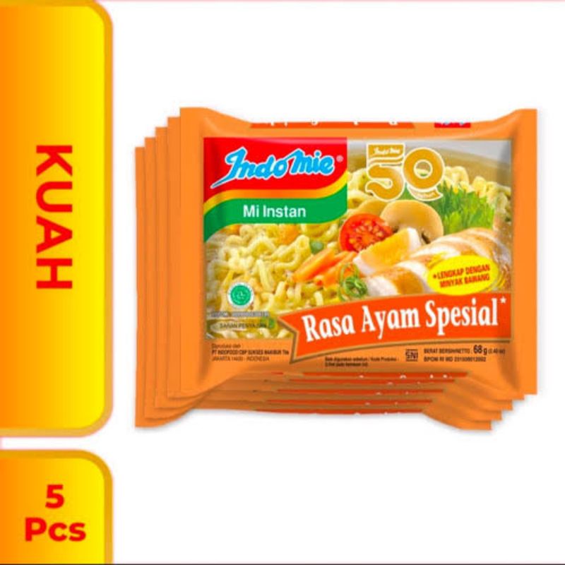 

Indomie Rasa Ayam Spesial isi 5 pcs