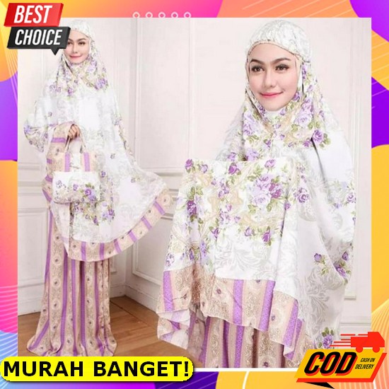 Cod/Mukena Keenan/Mukena Dewasa/Mukena Premuim/Mukena Silk Santorini Premium/Mukena Jumbo/Mukena Ter