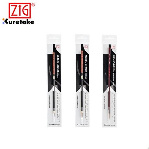 

Kuretake Zig Cartoonist Menso Brush - Small, Medium, Kolinsky Small - Small