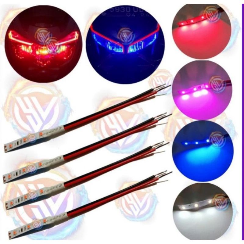 LAMPU LED MODUL 6MATA SMD5050 12VOLT 6 MATA SMD 5050 WATERPROOF