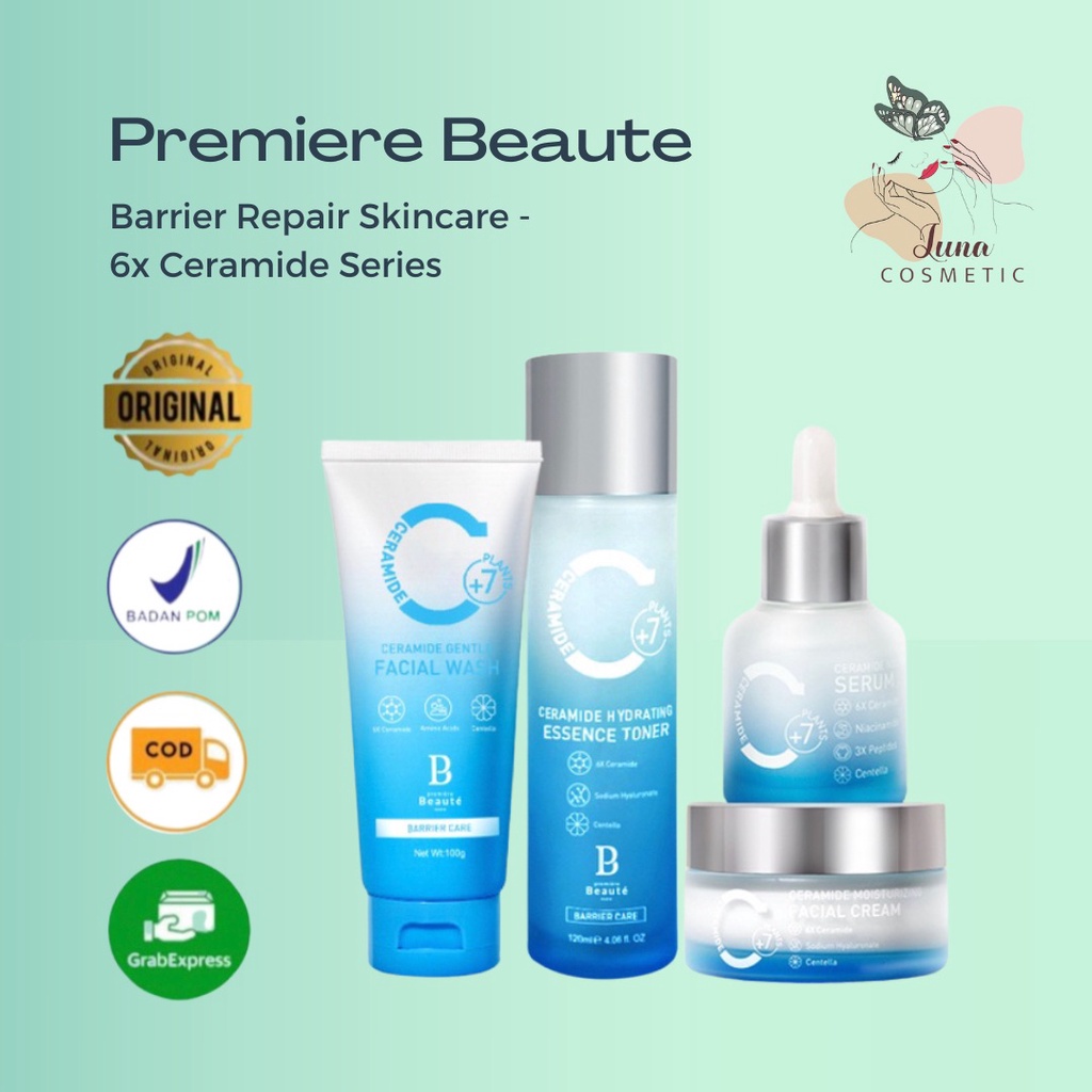 Premiere Beaute Barrier Repair Skincare All kit Package 6x Ceramide Series Package GENTLEAMINO ACID Hyaluronic Acid