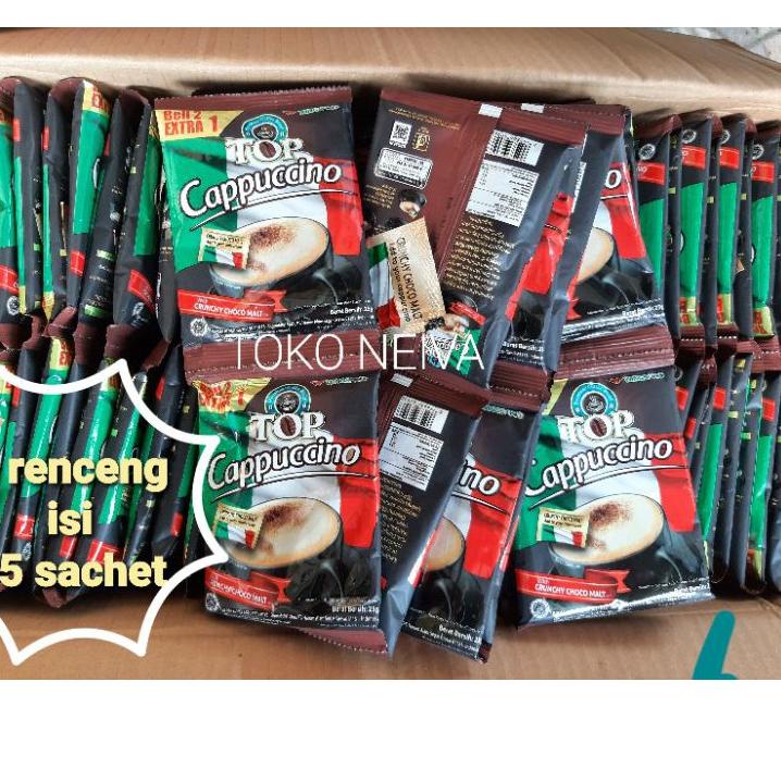 

Today Sell TOP COFFEE CAPPUCCINO 1 RENCENG ISI 15 SACHET | NEW | REBORN | Rilis | New event