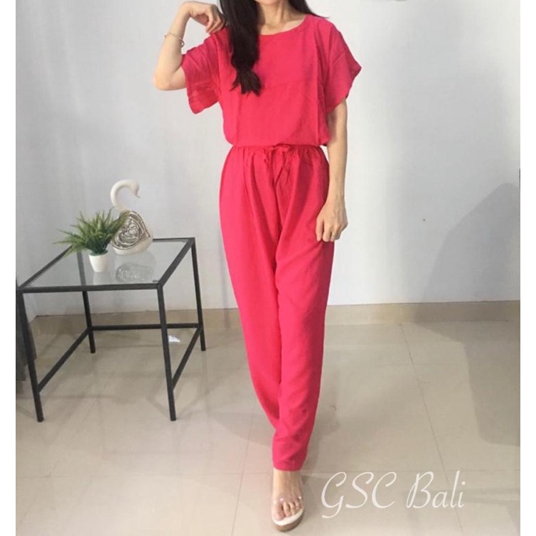 Setelan Celana Panjang Wanita Stelan Baju Bali Wanita Setelan Piyama Rayon Setelan Baju Tidur Bali P