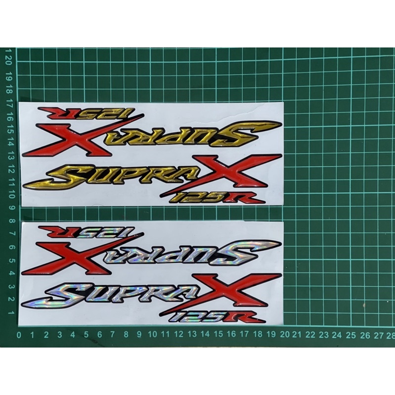 CUTTING STICKER STIKER TIMBUL SUPRA X 125R