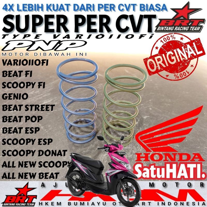 PER CVT BEAT FI ESP PERCVT BRT SCOOPY FI ESP DONAT PRESTIGE BEAT 2020 DELUXE GENIO BEAT POP ESP PERC