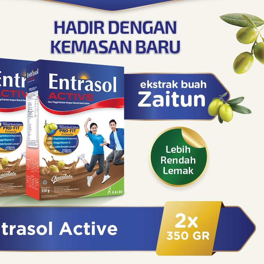 

Barang Bagus Entrasol Twinpack Active Chocolate 350g U7Y***