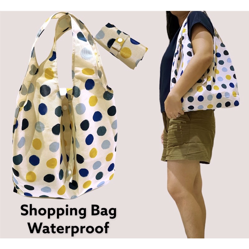 Fawn’G Handmade - Shopping Bag Warerproof / Tas Belanja Lipat bahan waterproof