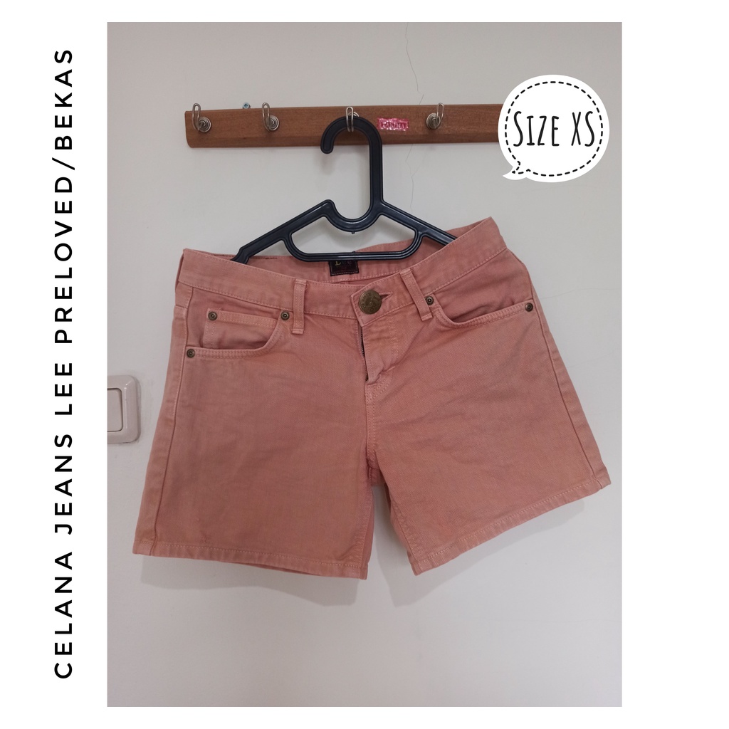 Celana Pendek Jeans Lee Preloved/Pernah Dipakai
