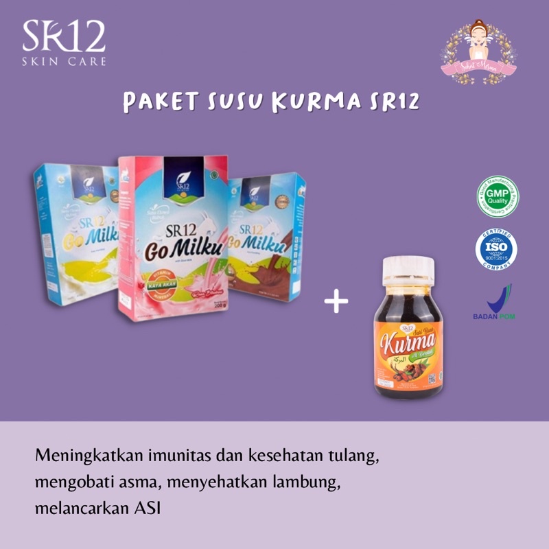 

PAKET SUSU KURMA SR12 / PAKET MENAIKKAN BERAT BADAN GOMILKU DAN SARI KURMA / MEMBANTU MENAIKKAN BERAT BADAN / MENJAGA IMUNITAS TUBUH