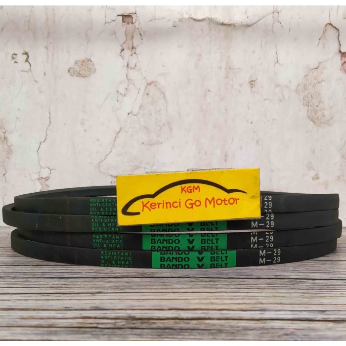 BANDO VAN BELT M-29 V BELT TALI KIPAS M29 FAN BELT MESIN CUCI POLOS