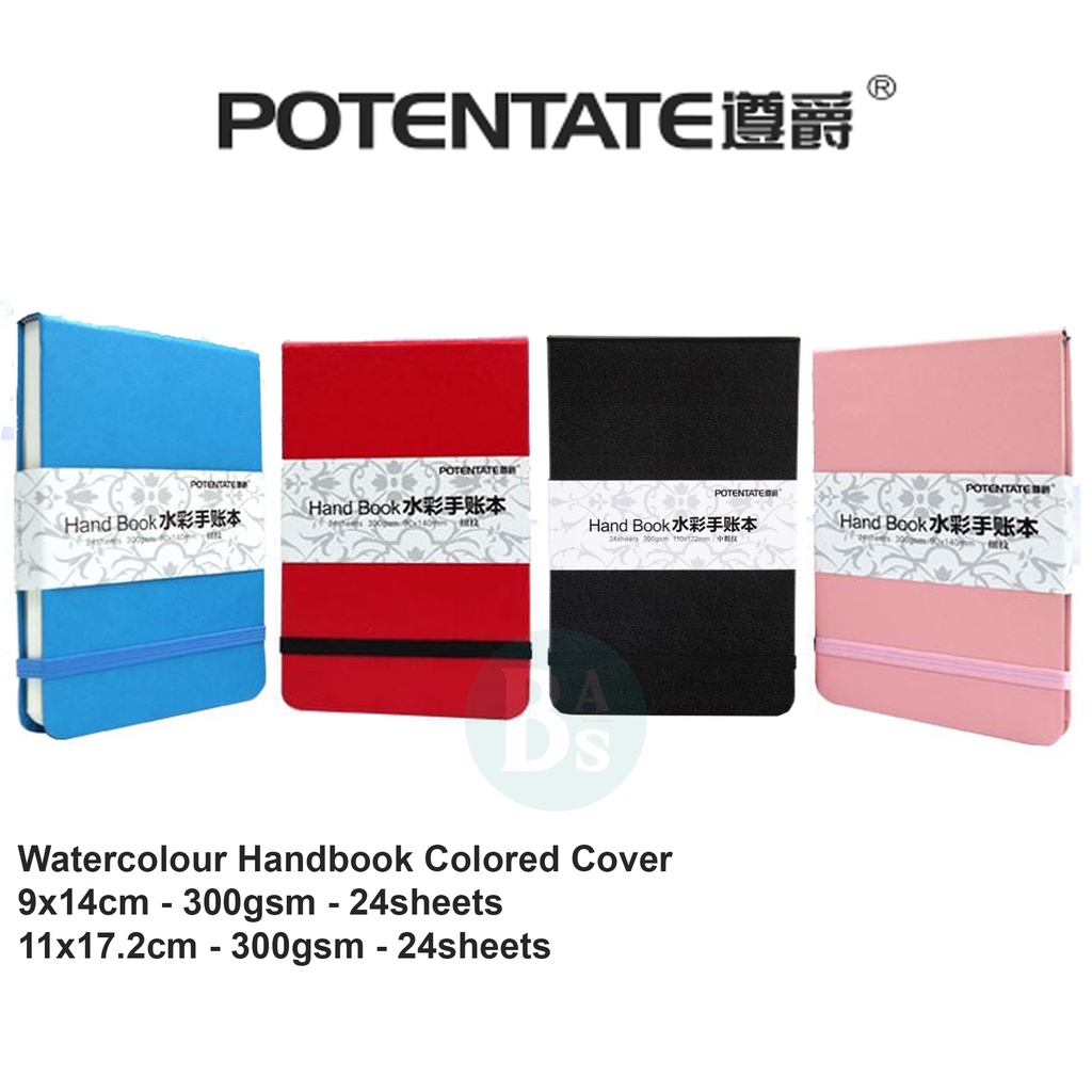 

Potentate Watercolour Handbook 24 pages, 300gsm