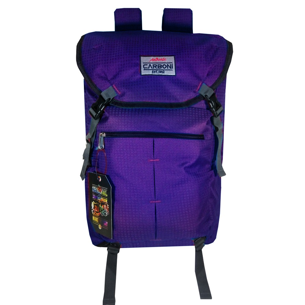 SHOPEE 6.6 SUPER SALE!! Carboni Tas Ransel RA001 Semi Tas Gunung Original - Blue + Raincover