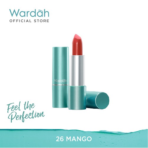 Wardah Exclusive Moist Lipstick  - Warna Intense dengan Glossy Finish