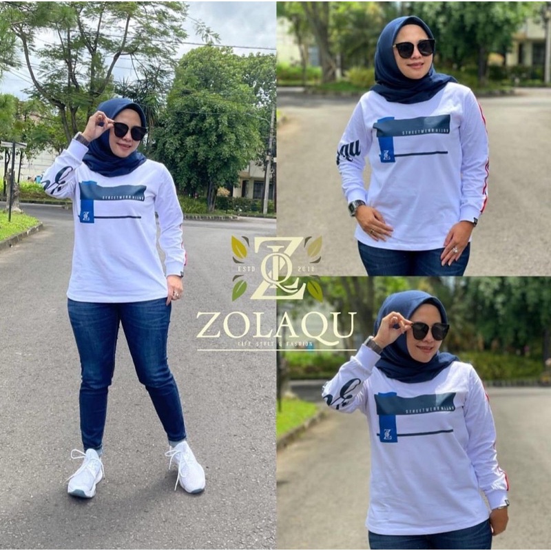 Zolaqu Ori Terbaru Zolaqu Kaos Wanita Zolaqu Jumbo Fashion wanita