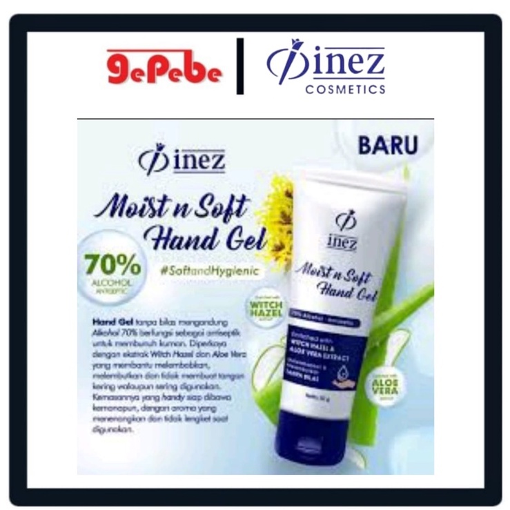 INEZ MOIST N SOFT HAND GEL (HANDSANITIZER)