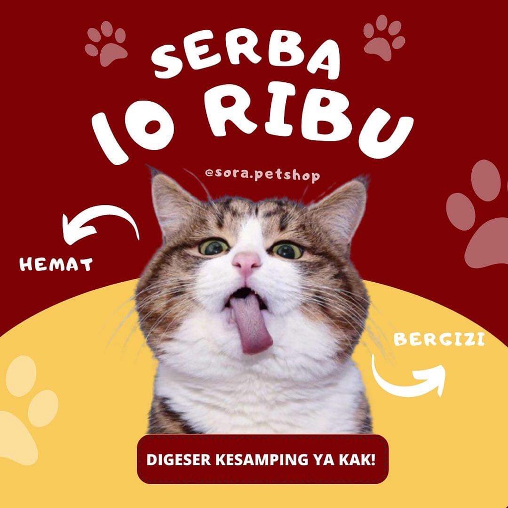 BOLT MURAH BOLT TUNA IKAN DONAT SALMON MAKANAN KUCING MURAH SERBA 10 RIBU