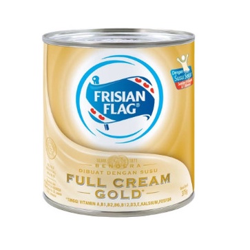 

Frisian Flag Full Cream Gold Susu Kental Manis can 370gr