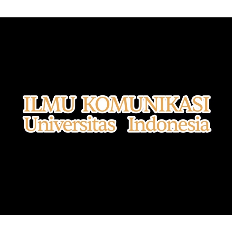 Sticker Ilmu Komunikasi UI