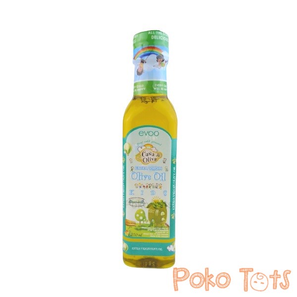 

Casa di Oliva Extra Virgin Olive Oil For Kids 250ml Minyak Zaitun Untuk Anak-Anak Evoo