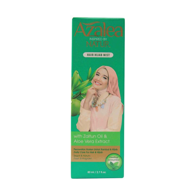 Azalea Hair Mist Hijab With Zaitun Oil &amp; Aloe Vera Extract 80 ml