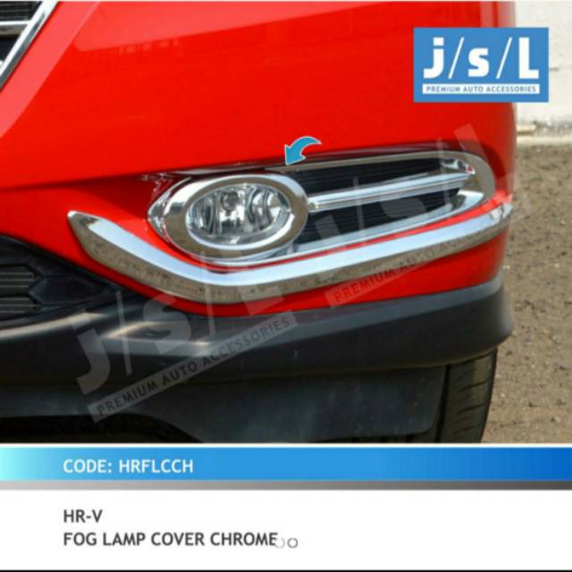 Cover foglamp HRV chrome/ foglamp cover chrome jsl