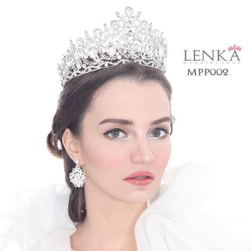 [BISA COD] HEADPIECE PENGANTIN MAHKOTA BRIDAL PESTA PERNIKAHAN MPP002