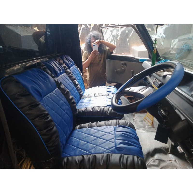 Sarung jok L300 motip sofa