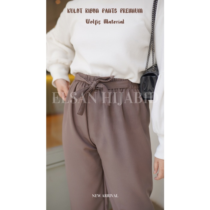 KULOT RIBON PANTS PREMIUM/ CELANA KULOT / KULIT WOLFIS