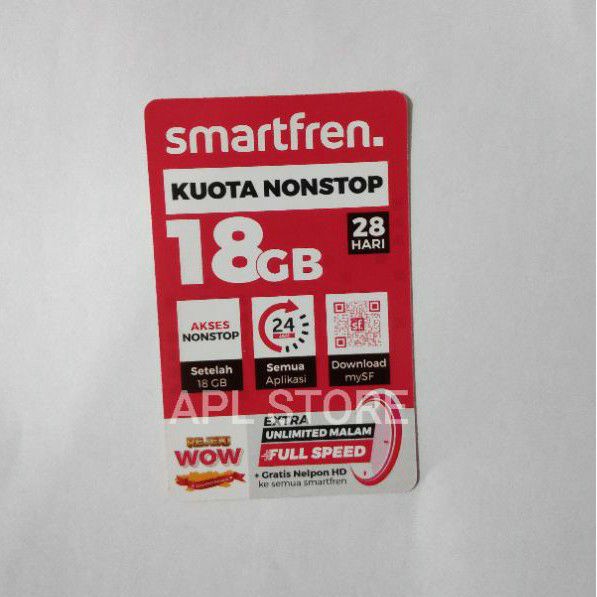 SMARTFREN 18GB NONSTOP