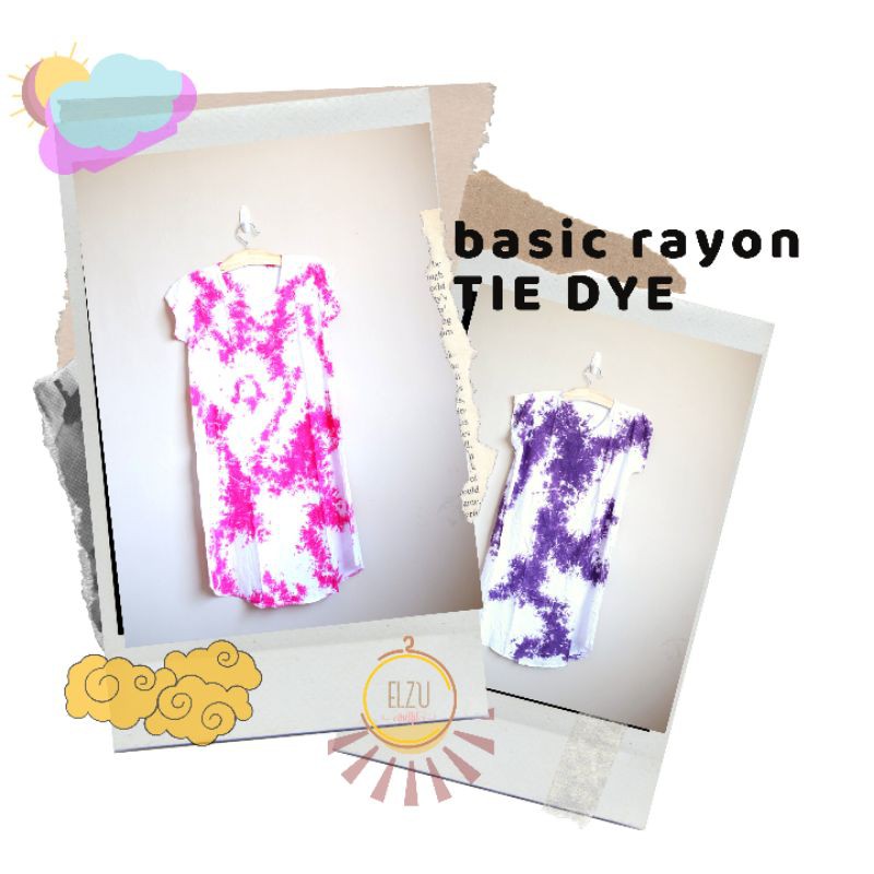 Daster Tie Dye (Basic Rayon)